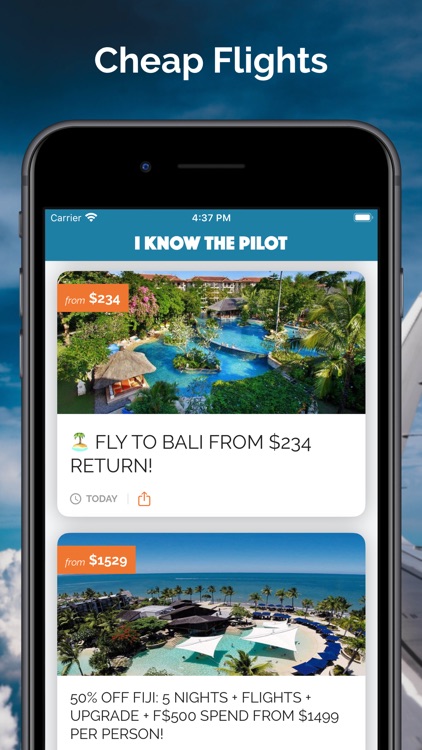 I Know The Pilot Flight Deals