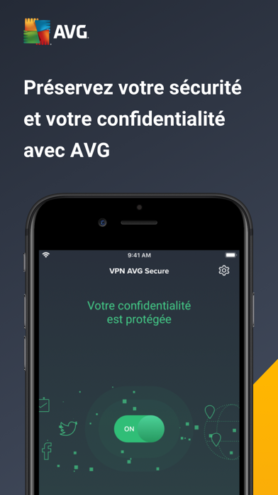 Screenshot #1 pour AVG Secure VPN & Proxy anonyme