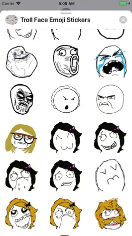 Game screenshot Troll Face Emoji Stickers hack