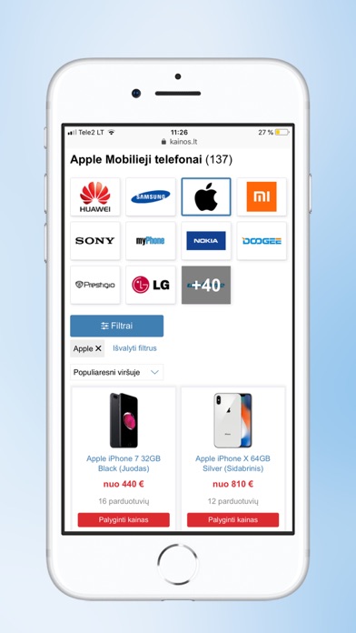 Kainos.lt screenshot 3