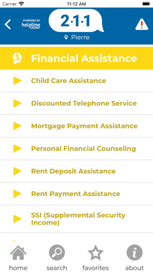 #3. 211 Helpline (iOS) By: Blue Compass Interactive