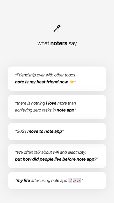 Note - to do list and tasks Screenshot