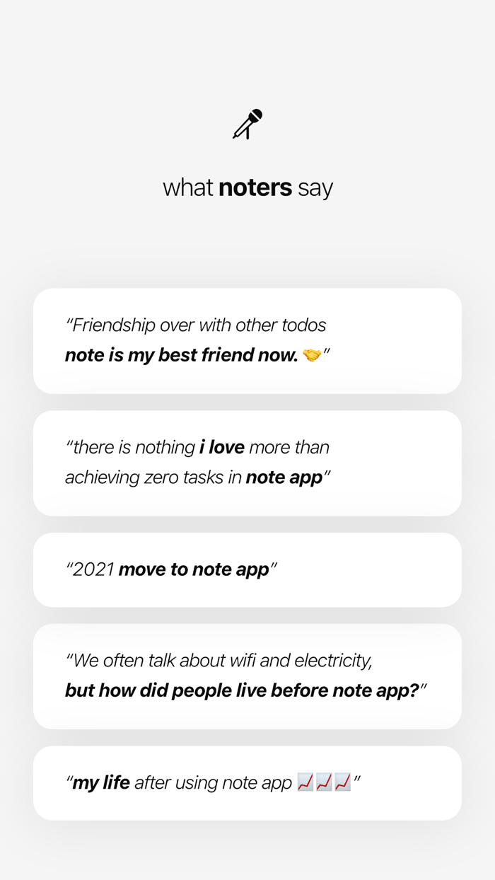 Note - to do list and tasks