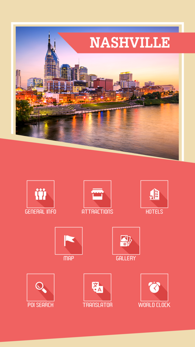 Nashville Tourism Guide Screenshot