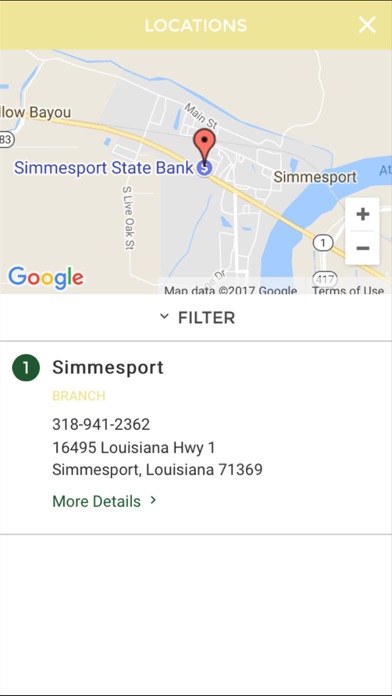 Simmesport State Bank Screenshot