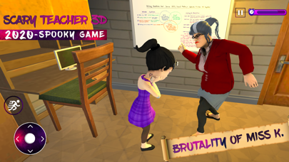 Evil Teacher Spooky 3D Game Screenshot