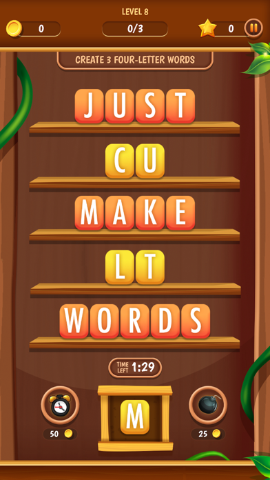 Screenshot #2 pour Word Rack - Fun Puzzle Game