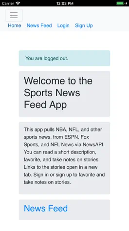 Game screenshot SportsFeed hack