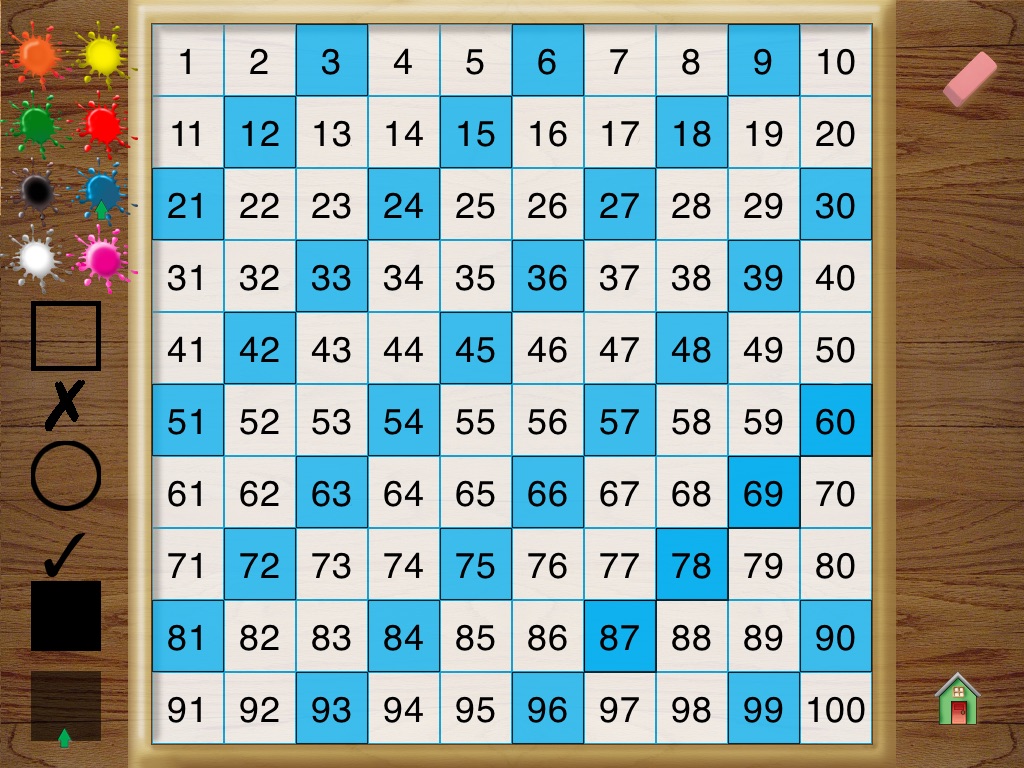 Hands-On Math Hundreds Chart screenshot 2