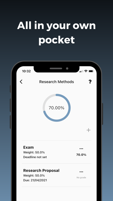UniMate: Grade Calculator Screenshot