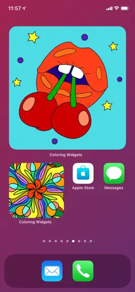 Game screenshot Coloring Widget mod apk
