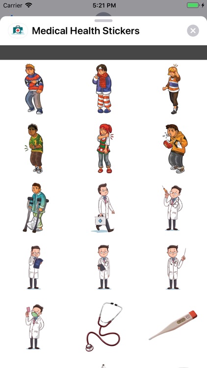 Medical Health Stickers