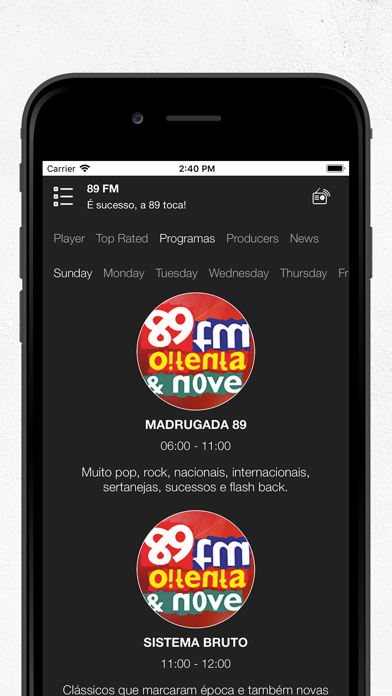 89 FM | São Bento do Sul - SC Screenshot