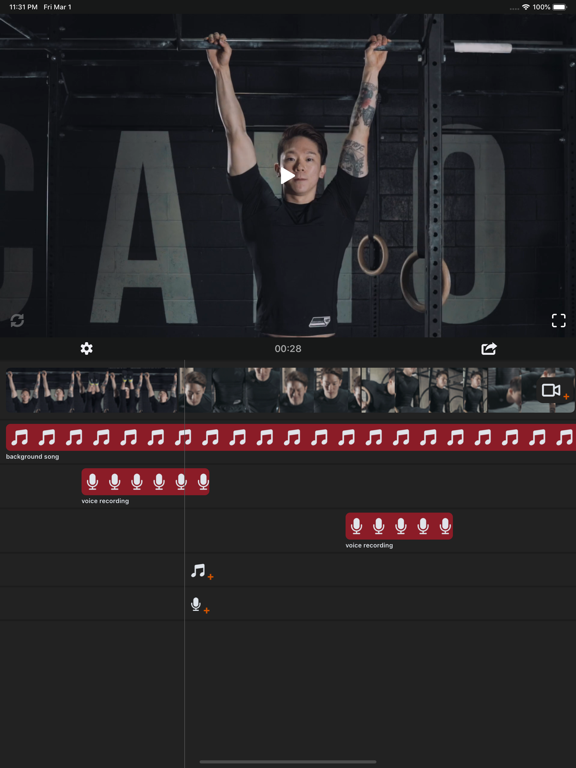 Screenshot #4 pour Add Sound & Music Video Editor