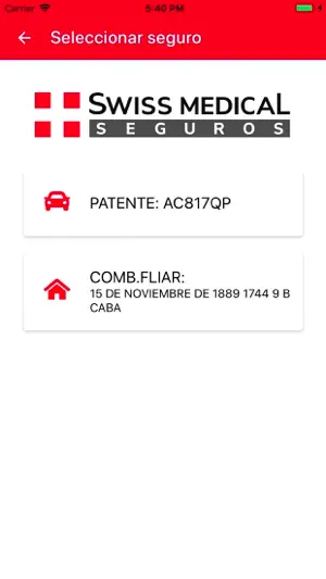 Swiss Medical Seguros screenshot 2