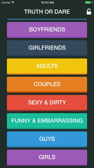 Captura de pantalla de Truth Or Dare? HouseParty Game en iPhone 2