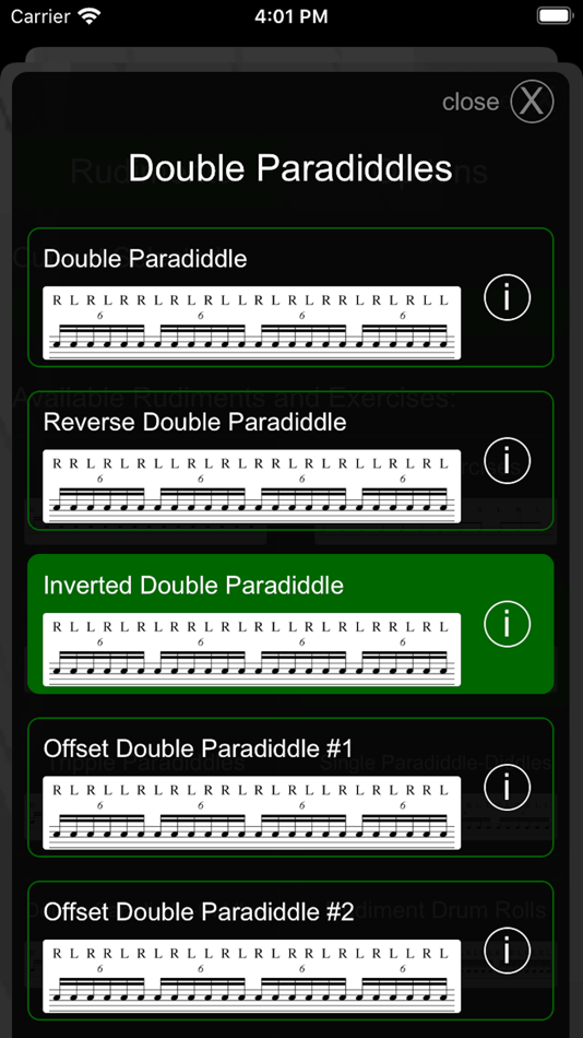 #3. Drummer ITP - Rudiment Trainer (iOS) 由: RT Sixty Ltd