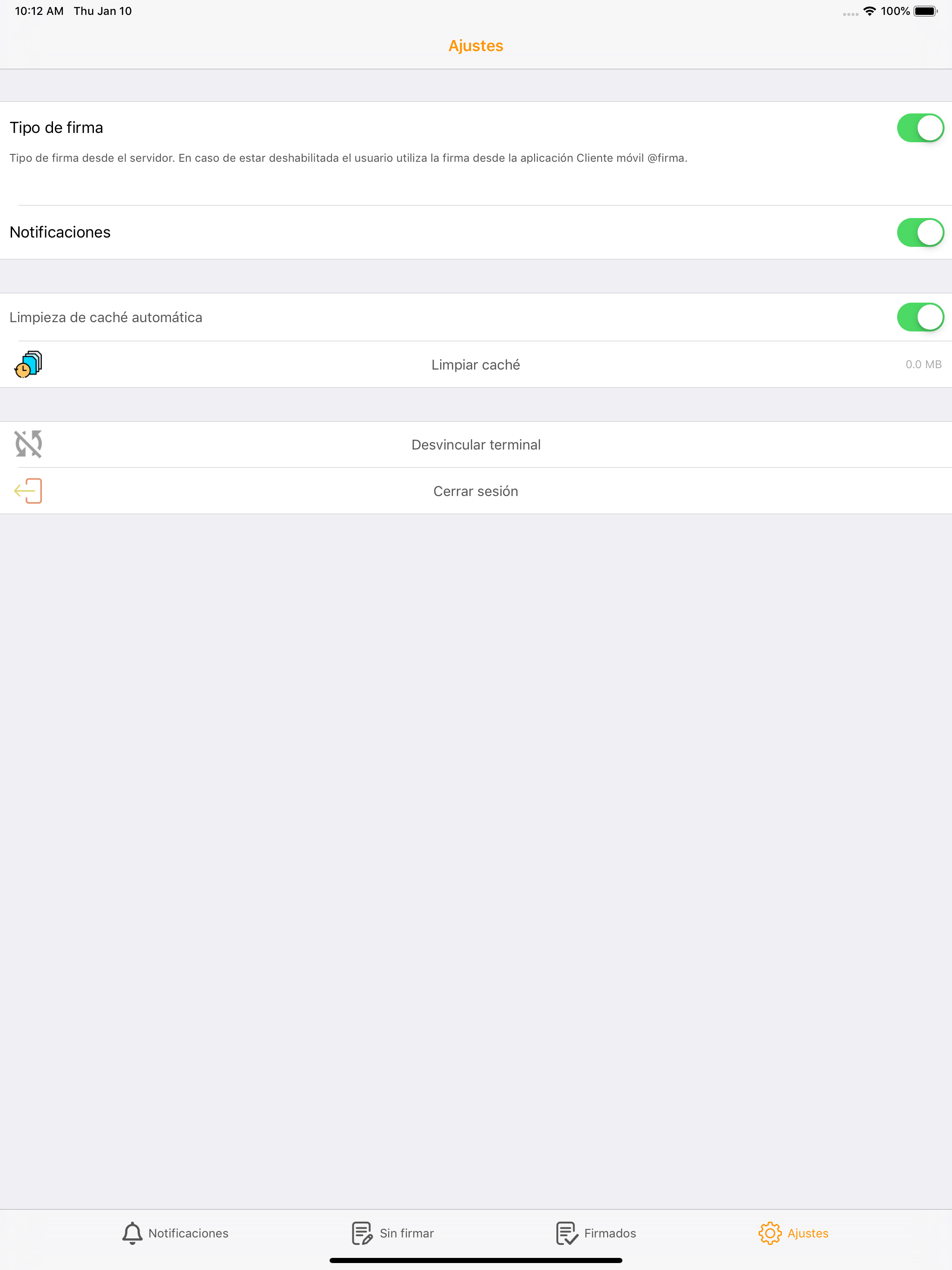 ATM Portafirmas screenshot 8