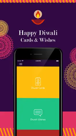 Game screenshot Happy Diwali Cards & Wishes mod apk