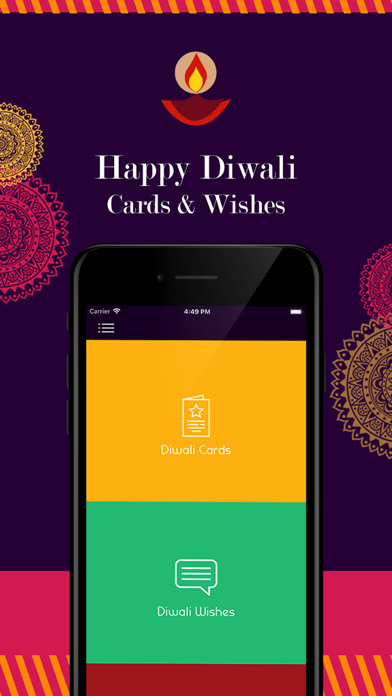 Happy Diwali Cards & Wishes Screenshot