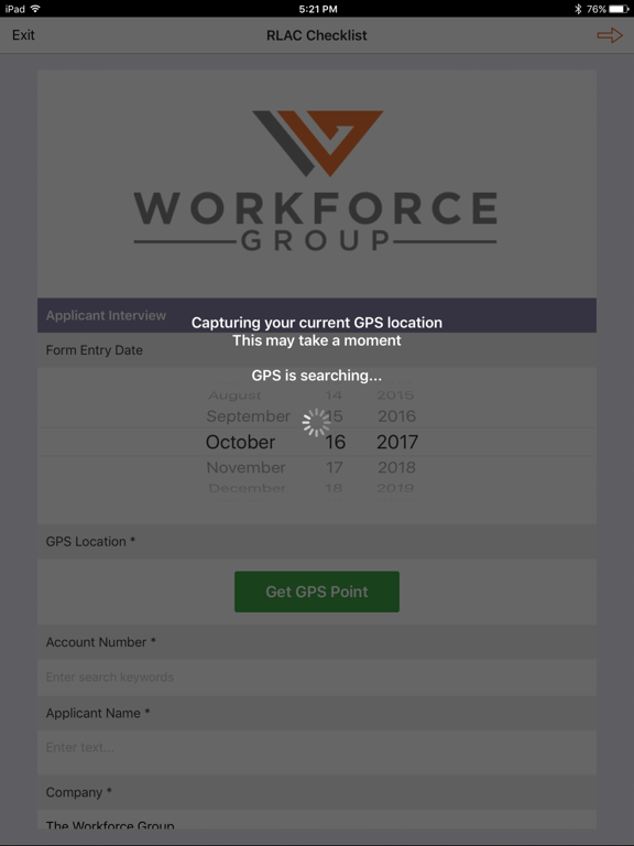 The Workforce Group iPad screenshot 2 - Business app