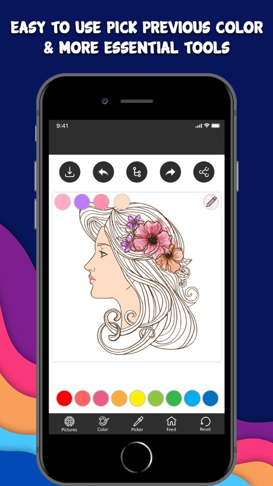 #3. Fill Colors : ColorArt Book (iOS) 由: Rok Mikuz