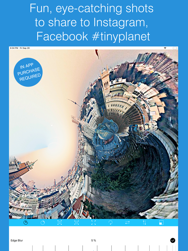 ‎Tiny Planet Photos and Video Screenshot