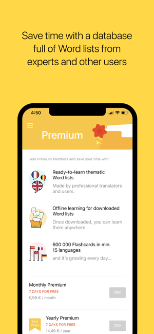 Vocabulary Miner Screenshot