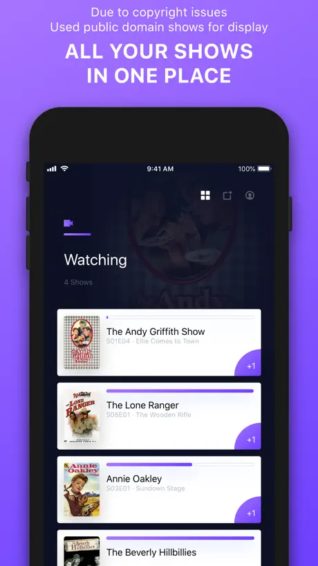 Eastwatch - TV Show Tracker