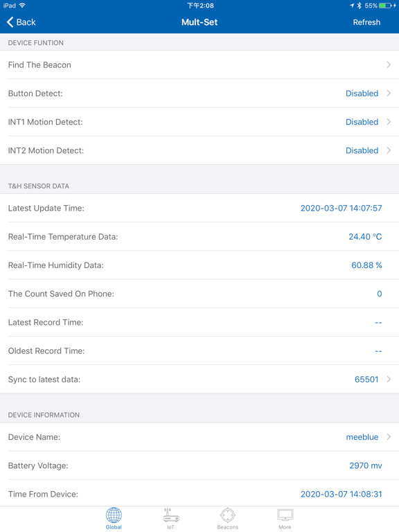 CheckBlue iPad screenshot