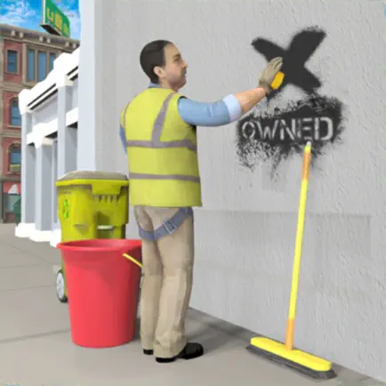 Janitor жизнь Sim: чистый доро Читы