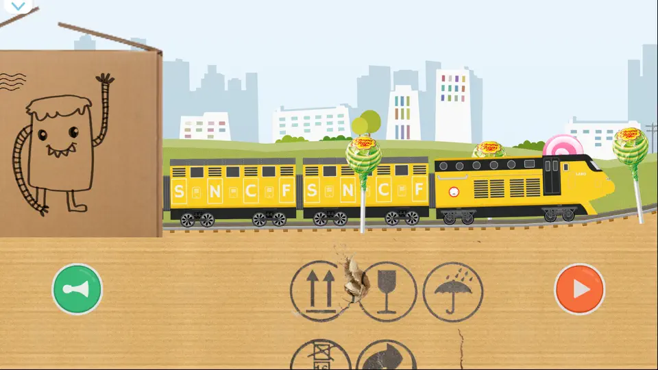 Capture d'écran de Labo Brick Train:jeu D'enfant sur iPhone 8