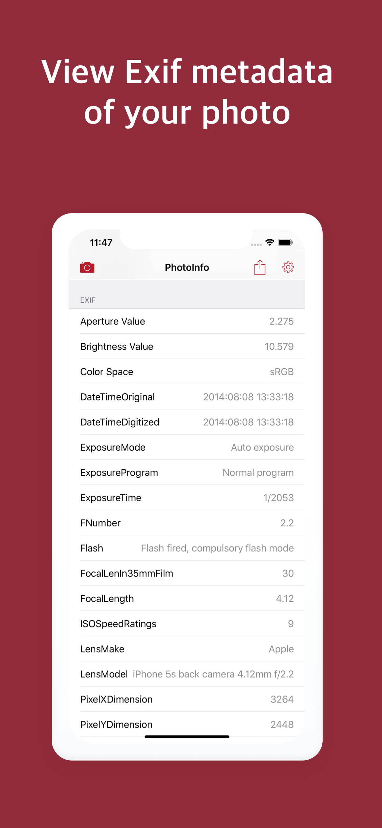PhotoInfo -EXIF,GPS,remove GPS