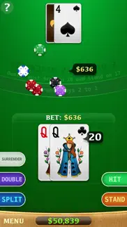 ⋆blackjack iphone screenshot 1