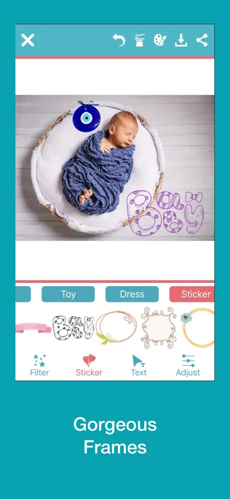 Baby Photo-Editor Milestone