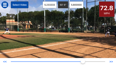 Baseball Radar Gun + Screenshot