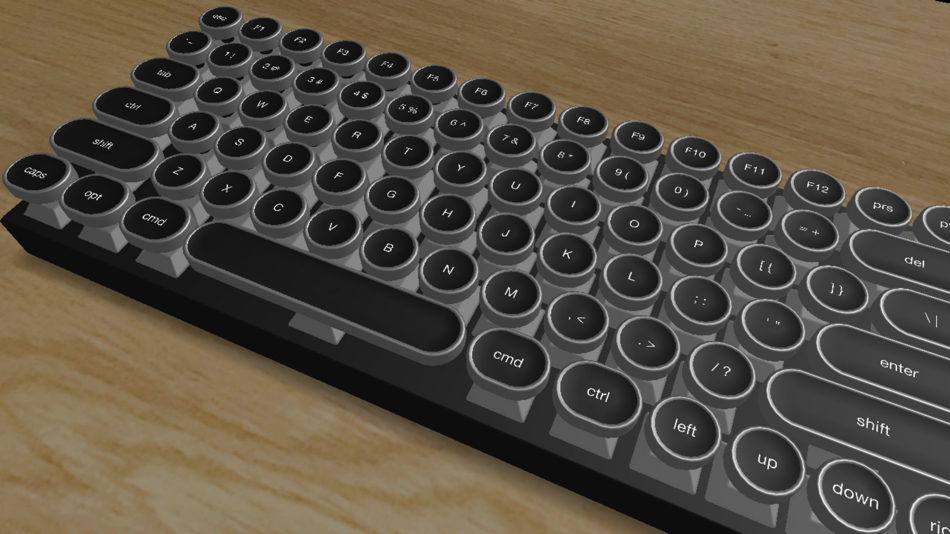 #7. Keyboard Designer AR (iOS) 由: KENSHI DOI