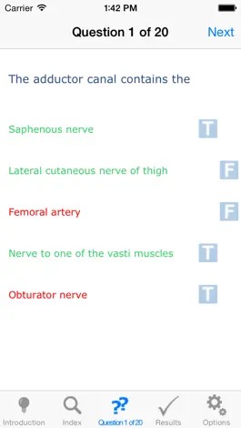 Game screenshot Anatomy MCQs apk