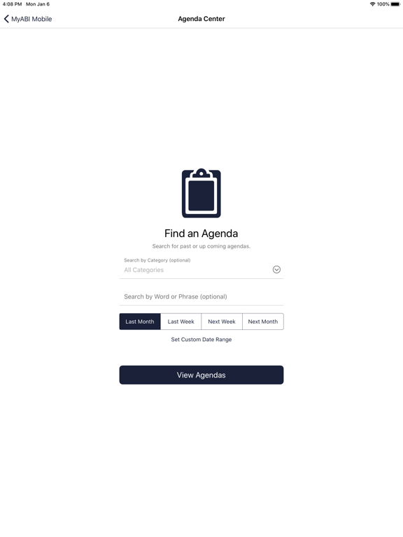 MyABI Mobile iPad screenshot 4 - Lifestyle app