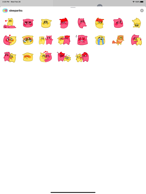 Screenshot #4 pour Cute pillow stickers & emoji