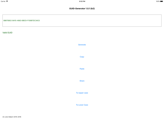 Screenshot #4 pour GUID-Generator