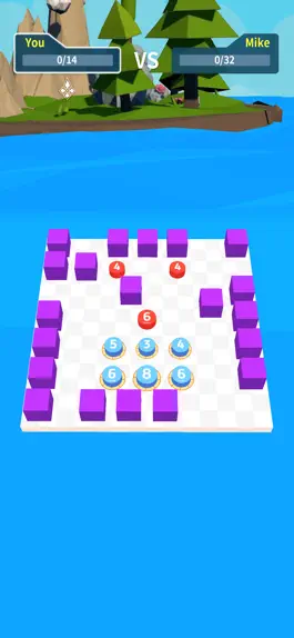 Game screenshot Flick Fall -Air Hockey Games mod apk