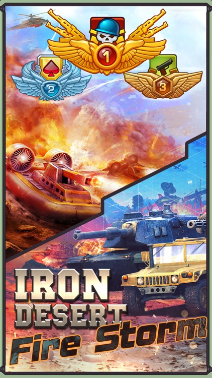 Iron Desert - Fire Storm screenshot-0