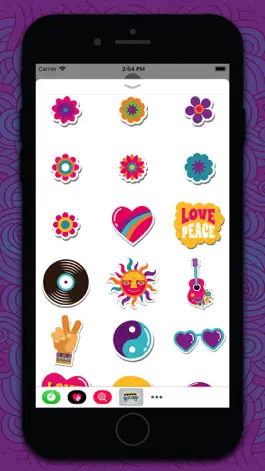 Game screenshot Hippie Bohemian Love Stickers hack