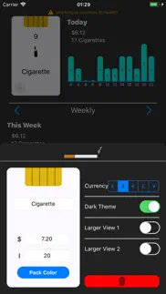 cigarette count iphone screenshot 2