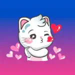 Kitty Stickers! App Cancel