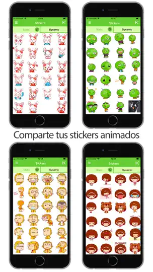 Captura de pantalla de Stickers Packs PlusApp en iPhone 4