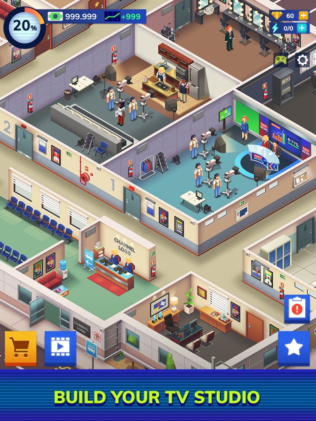 TV Empire Tycoon - Idle Management Game