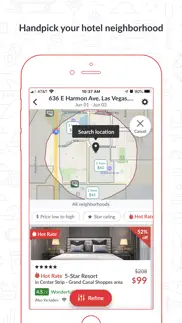hotwire: last minute hotels iphone screenshot 4
