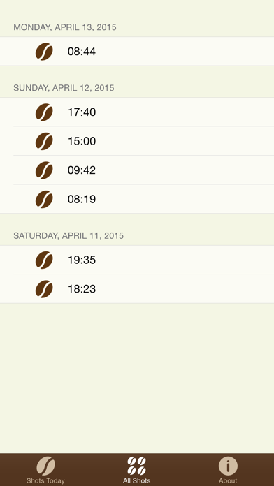 How to cancel & delete Coffee Shots - Keep Track of Your Daily Coffee Consumption to Improve Your Health! from iphone & ipad 4